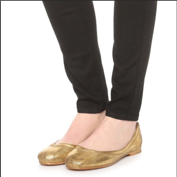 Frye Shoes - FRYE Metallic Carson Ballet Flats